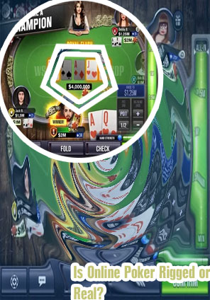 Online poker is rigged according to wsop